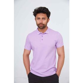 Cazador 4613 Lila Polo Erkek T-Shirt