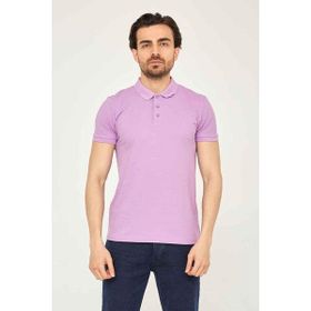 Cazador 4613 Lila Polo Erkek T-Shirt