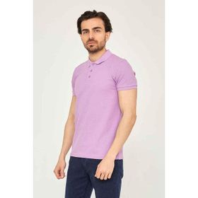 Cazador 4613 Lila Polo Erkek T-Shirt