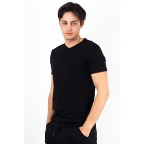 Cazador 4619 Siyah STN V Erkek T-Shirt