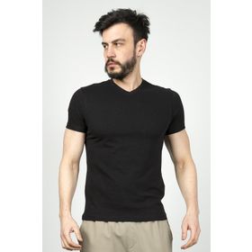 Cazador 4619 Siyah STN V Erkek T-Shirt
