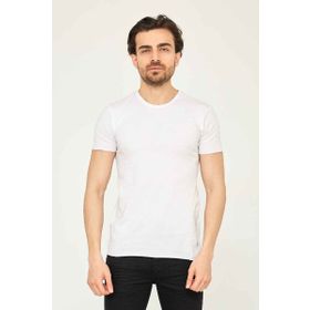Cazador Caz 4618 STN Beyaz Erkek T-shirt