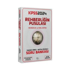 CBA Yayınları - 2024 KPSS Eğitim Bilimleri Rehberliğin Pusulası Soru Bankası Video Çözümlü
