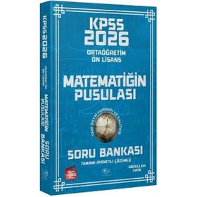 CBA Yayınları 2026 KPSS Lise Ortaöğretim Ön Lisans Matematik Matematiğin Pusulası Çözümlü Soru Bankası