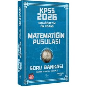 CBA Yayınları 2026 KPSS Lise Ortaöğretim Ön Lisans Matematik Matematiğin Pusulası Çözümlü Soru Bankası