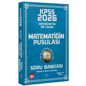 CBA Yayınları 2026 KPSS Lise Ortaöğretim Ön Lisans Matematik Matematiğin Pusulası Çözümlü Soru Bankası
