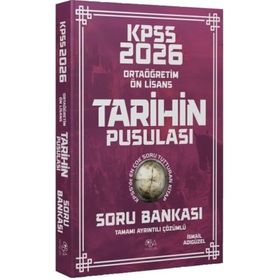 CBA Yayınları 2026 KPSS Lise Ortaöğretim Ön Lisans Tarihin Pusulası Çözümlü Soru Bankası