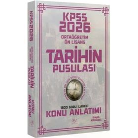 CBA Yayınları 2026 KPSS Lise Ortaöğretim Ön Lisans Tarihin Pusulası Konu Anlatımı