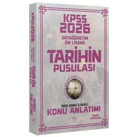 CBA Yayınları 2026 KPSS Lise Ortaöğretim Ön Lisans Tarihin Pusulası Konu Anlatımı