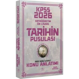 CBA Yayınları 2026 KPSS Lise Ortaöğretim Ön Lisans Tarihin Pusulası Konu Anlatımı
