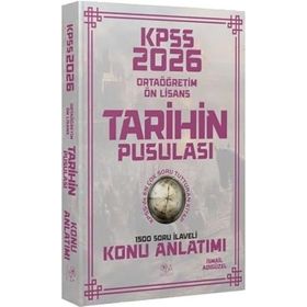 CBA Yayınları 2026 KPSS Lise Ortaöğretim Ön Lisans Tarihin Pusulası Konu Anlatımı