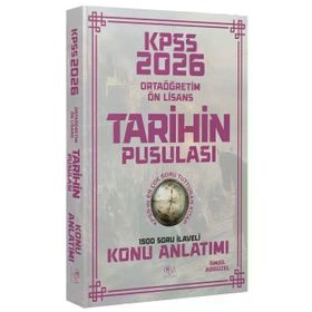 CBA Yayınları 2026 KPSS Lise Ortaöğretim Ön Lisans Tarihin Pusulası Konu Anlatımı