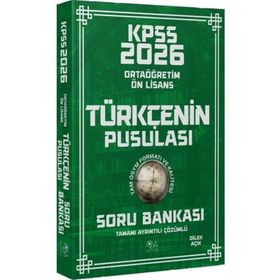 CBA Yayınları 2026 KPSS Lise Ortaöğretim Ön Lisans Türkçenin Pusulası Çözümlü Soru Bankası