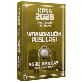 CBA Yayınları 2026 KPSS Lise Ortaöğretim Ön Lisans Vatandaşlık Vatandaşlığın Pusulası Çözümlü Soru Bankası