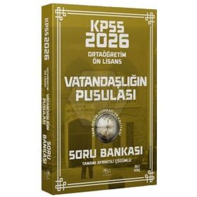 CBA Yayınları 2026 KPSS Lise Ortaöğretim Ön Lisans Vatandaşlık Vatandaşlığın Pusulası Çözümlü Soru Bankası