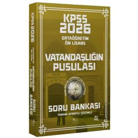CBA Yayınları 2026 KPSS Lise Ortaöğretim Ön Lisans Vatandaşlık Vatandaşlığın Pusulası Çözümlü Soru Bankası