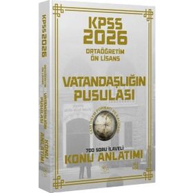 CBA Yayınları 2026 KPSS Lise Ortaöğretim Ön Lisans Vatandaşlık Vatandaşlığın Pusulası Konu Anlatımı
