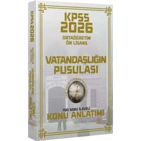 CBA Yayınları 2026 KPSS Lise Ortaöğretim Ön Lisans Vatandaşlık Vatandaşlığın Pusulası Konu Anlatımı