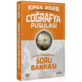 CBA Yayınları Barış Salt 2026 KPSS Lise Ortaöğretim Ön Lisans Coğrafya Pusulası Çözümlü Soru Bankası