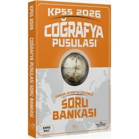CBA Yayınları Barış Salt 2026 KPSS Lise Ortaöğretim Ön Lisans Coğrafya Pusulası Çözümlü Soru Bankası