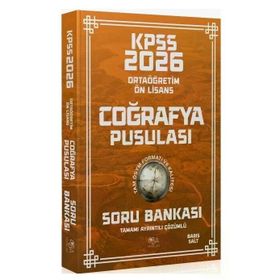 CBA Yayınları Barış Salt 2026 KPSS Lise Ortaöğretim Ön Lisans Coğrafya Pusulası Çözümlü Soru Bankası
