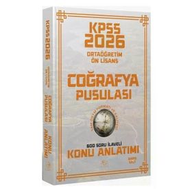 CBA Yayınları Barış Salt 2026 KPSS Lise Ortaöğretim Ön Lisans Coğrafya Pusulası Konu Anlatımı