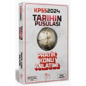 CBA Yayınları - İsmail Adıgüzel 2024 KPSS Tarihin Pusulası Pratik Konu Anlatımı
