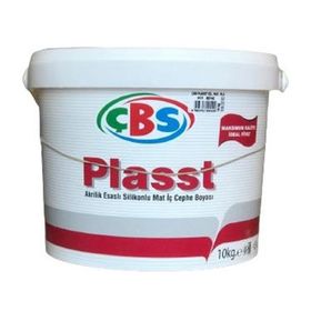 Çbs Plasst 20 kg Silikonlu Mat Beyaz Plastik Boya