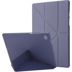 Cbtx Samsung Galaxy Uyumlu Tab A9 Gri Tpu Deformasyon Çok Katlı Deri Tablet Kasası