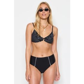C&City 3205 Siyah Halkalı Body Bikini Takım
