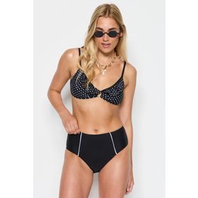 C&City 3205 Siyah Halkalı Body Bikini Takım