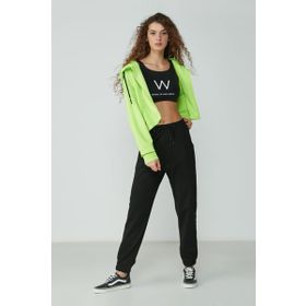 C&City 734 Basic Jogger Siyah Kadın Eşofman Altı