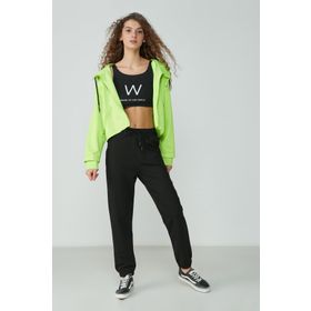 C&City 734 Basic Jogger Siyah Kadın Eşofman Altı