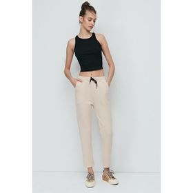 C&City 801 Düz Paça Gri Kadın Eşofman Altı
