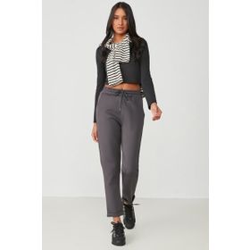 C&City 807 Double Paça Füme Kadın Eşofman Altı