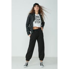 C&City 906 Siyah Jogger Kadın Eşofman Altı