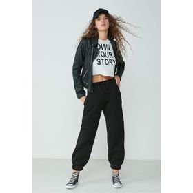 C&City 906 Siyah Jogger Kadın Eşofman Altı