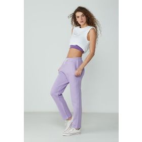 C&City Düz Paça 901 Lila Kadın Eşofman Altı