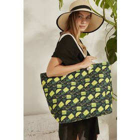 C&City Y2670-24 Çok Renkli SYT Plaj Çantası