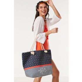 C&City Y8670-02 Çok Renkli Dijital Baskılı Plaj Çantası