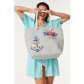 C&city Y8670-29 Çok Renkli Dijital Baskılı Plaj Çantası
