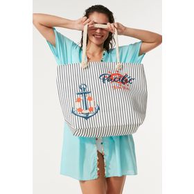 C&city Y8670-29 Çok Renkli Dijital Baskılı Plaj Çantası