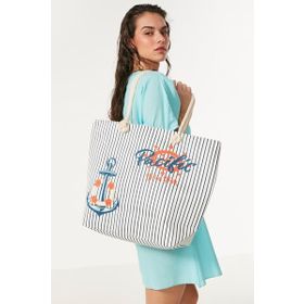 C&city Y8670-29 Çok Renkli Dijital Baskılı Plaj Çantası