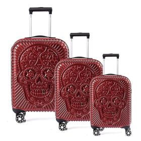 Ççs 05186 Bordo 3'lü Valiz Seti