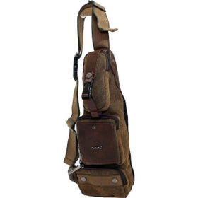 Ççs 30700-KH Body Bag Kahverengi Kumaş Sırt Çantası
