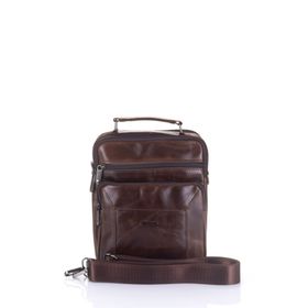 Ççs 31008 Brown Arka Bölmeli Erkek Çapraz Askılı Çantası