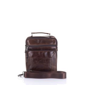 Ççs 31008 Brown Arka Bölmeli Erkek Çapraz Askılı Çantası