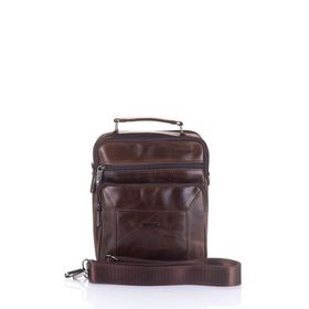 Ççs 31008 Brown Arka Bölmeli Erkek Çapraz Askılı Çantası