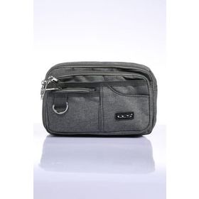 ÇÇS 31109 Gri Kumaş Erkek Bel Çantası