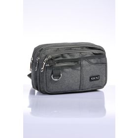 ÇÇS 31109 Gri Kumaş Erkek Bel Çantası